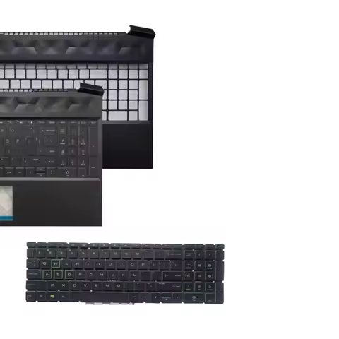 New For Pavilion Gaming 15-EC TPN-Q229 Series Laptop Palmrest Upper Case Cover With Keyboard