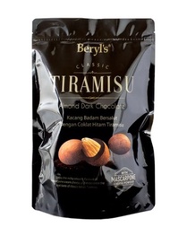 Beryl's Tiramisu Almond Dark Chocolate อัลมอนด์เคลือบช็อกโกแลต BBF 20/02/25