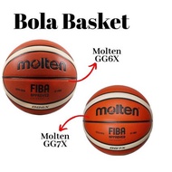 MOLTEN GG6X GG 6X FIBA PERBASI IMPORT BASKETBALL SIZE 6 PU GRADE ORI PERBASI LOGO