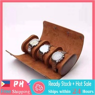 Premium Watch Roll 1-slot 2-slot 3-slot Leather Portable Travel Watch Box Case storage Organizer