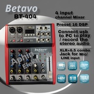 Mixer Audio Betavo Bt-404 Mixer 4 Channel Betavo Bt-404 Original