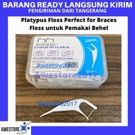 Orthodontic Flosser Dental Floss For Braces Interdental Brush Braces