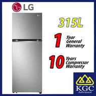 LG 315L Fridge GN-B312PLGK Top Freezer with Door Cooling+™, Multi Air Flow &amp; Smart Inverter Refrigerator