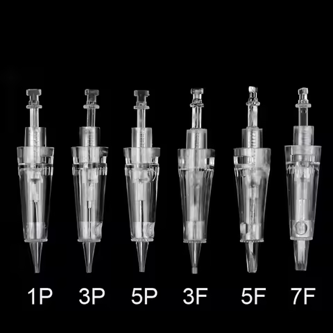 100pcs Tattoo Needles 1R/3R5R/7R/3F/5F/7F Permanent Makeup Machine Cartridge Needles Accessories