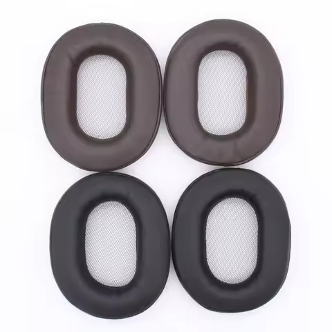 Leather Earpads 2 Pieces For Sony 1R MDR-1R/1RNC V6 7506 CD900ST Headphones Set Earmuffs Cotton Spon