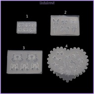 RAINL Silicone Nail Carving Casting Mold UV Gel Manicure Tools 3D Mini Bowknot Mould