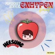 ENHYPEN FRUIT GRIPTOK POPSOCKET ACRYLIC FANMADE UNOFFICIAL PHONE HOLDER KPOP