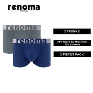 RENOMA 2pcs Men Trunk Rapid-Dry Microfiber Spandex Underwear (REX8192)