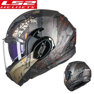 ❀⋮ ️New LS2 FF900 Valiant II  KPA Shell 180 Degrees Flip Up Modular Multi-Function Motorcycle Helmet