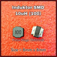 SMD 10uH Inductor Power Coil 0.01mH Emi 10000nH 8mm x 8mm marking: 100