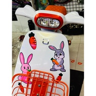 Rabbit and Carrot Sicker Stamp