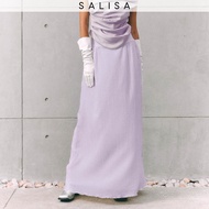 SALISA - SKIRT RUCHED SS25 (Recycled Texture Fabric)