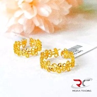 CINCIN BUNGA SAKURA EMAS TULEN 916 CINCIN SAKURA EMAS 916 CN FULL BUNGA EMAS 916 SIMPLE GOLD RING 91