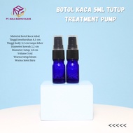 5ml glass pump bottle 5ml thick glass bottle/ black treatment pumpbiru