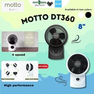 🔥Free Shipping Alpha Desk Fan Motto Dt360 Gen 2 Oscillation 360 Air Circulator Table Fan With Remote