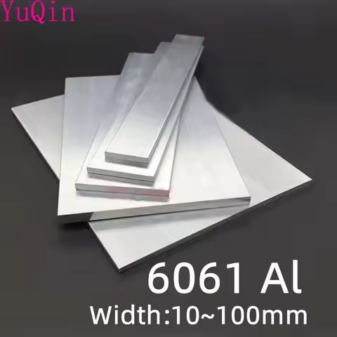10~100mm Width Aluminum Alloy 6061 All-Size Plate Aluminium AL Sheet Cushion block DIY Material Mode