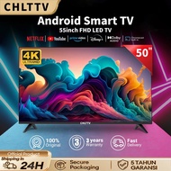 Android Smart TV 43/50/55 Inch Smart TV Bezel-Less Quantum Dot 4K UHD Netflix Certified TV LED Smart