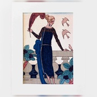 本店獨立印製 - 法國1919年VINTAGE - 藝術月刊內頁插畫