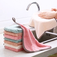 1PC Kitchen Dish Towels Table Cleaning Cloth Absorbent Scouring Pad Non-stick Oil Thickened Table Cl