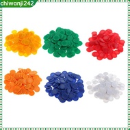 [chiwanji242] 100 Pcs 0.9inch Bingo Game Chips Casino Board Games Tokens Count Toy Toys