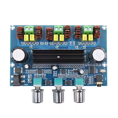 XH-A305 Blue-tooth Digital Amplifier Board TPA3116 Bluetooth 5.0 Amplifier Board 2.1 Channel High Po
