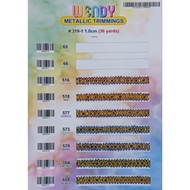 Metallic Trimmings 319-1 (1 cm width) (36 yards per roll)