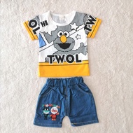 ❤️READY STOCK❤️ BB0052/0053 TWOL Sesame Street Suit Kids
