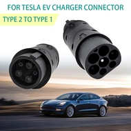 32A Electric Vehicle Charging Converter Connector Adapter 250V AC Type 2 to Type 1 EV Charger Socket