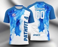 PATHFIT 4 Custom Sports t shirt jersery Premium Watercolor Print Team Uniform Breathable Fabric Pers