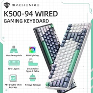 MACHENIKE K500 Mechanical Keyboard Wired Gaming Keyboard K500-B94 Hot Swappable 94 Keys 90% Layout R