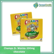 Champs D- Worms 200mg chocolate