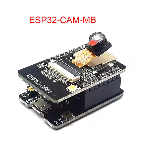 ESP32-CAM-MB WIFI ESP32S CAM Bluetooth Development Board with OV2640 Camera MICRO USB to Serial Port