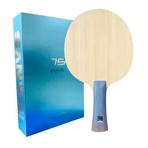 SANWEI 75PAR Table Tennis Racket Bottom Plate ALC Blue Aromatic Carbon External 5 Wood 2 Carbon Prof