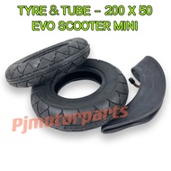 200 X 50 / 200X50 - TYRE & TUBE TAYAR & TIRE EVO SCOOTER MINI SMALL ELECTRIC SCOOTER - RAZOR E100 E1
