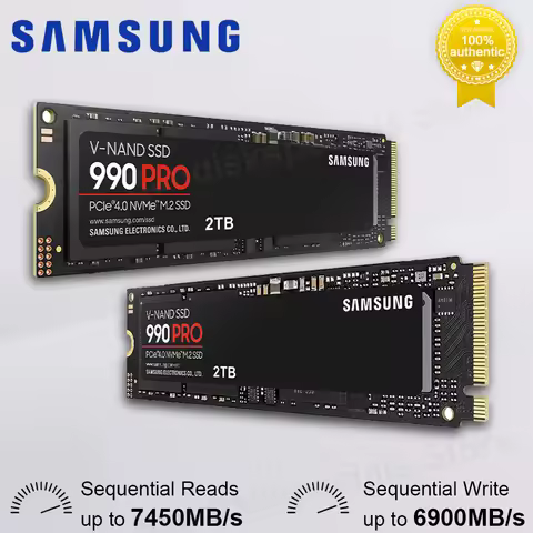 SAMSUNG 990 Pro Internal SSD Solid State Drive NVMe PCIe 4.0 M.2 2280 1TB 2TB Hard Disk for Laptop M