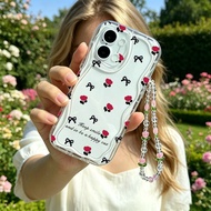 Flower Bowknot Tulip Case For POCO C81 X8 M8 F7 M7 X7 X6 X5 M6 Pro Max C85X C85 C65 C61 C71 C75 M5S 