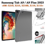 For Samsung Galaxy Tab A9 8.7" 2023 A9 Plus A9+ 11.0" SM-X210 SM-X215 SM-X216B SM-X110 SM-X115 Tablet Case TPU Cover Four-corner Shockproof Protection Clear Case