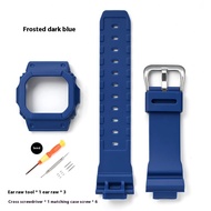Silicone Band+Watch case for Casio DW5600/5610 DW5600HR/GW-M5610/GWB5600 Gshock Strap Sport Replacem