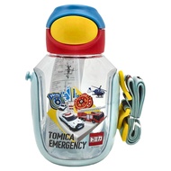 Skater 透明吸管水壺 胖胖瓶  TOMICA  530ml  1個