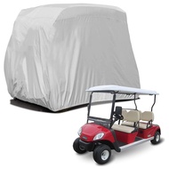 4 Passenger Golf Cart Cover 210D Oxford Waterproof Dustproof Roof Enclosure Rain Cover for EZ GO Clu