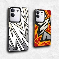 RN64 Lightning Pattern Case Vivo series Compatible for Vivo Y29 4G Y19S V50 V40 V50 Lite V40 Lite Iq