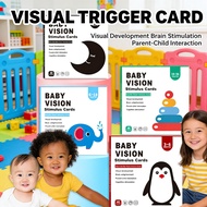 Flash Educational Toys Baby Black White Card 0-3 Montessori Baby Visual Stimulus Card 0-36 months Ba