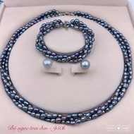 Twisted black mussels