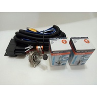 H4 Headlamp Cable With Osram H4 Osram Bulb(2pcs)