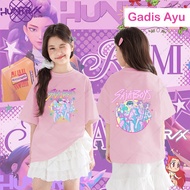 Ready to Ship & (shipped in 24 hours) Ayu Girl/Kpop Demon Hunters Children's and Teenagers' T-shirts