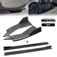 Car Side Skirt Extensions Lip 78.7inch Spoiler Bumper   480mm Rear Splitter For Lexus Is200 Is350 Is
