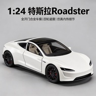 Large Tesla Roadster Convertible Model model3 Alloy Tesla Toy Car Model Robotaxi