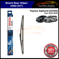 [Rear Wiper] Toyota Alphard [AH30] Year 2015-2023 Bosch H352 Rear Wiper Blade (14")