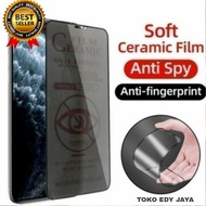 Tempered GLASS CERAMIC MATTE ANTI SPY INFINIX NOTE 8