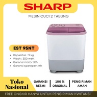 [Cianjur] Mesin Cuci Sharp EST 95 NT 9KG 2 Tabung Puremagic